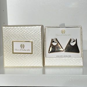 House of Harlow 1960 Gold Earrings